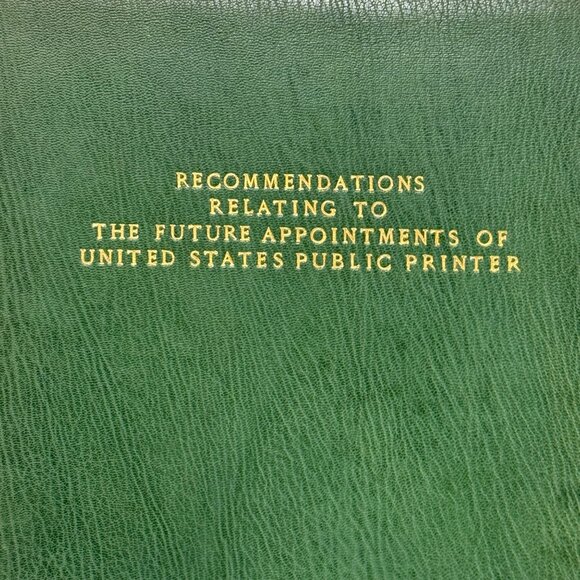 Set 2 Joseph Hennage Books U.S. Public Printer Recommendations & Reports 1972&73 - Picture 3 of 12